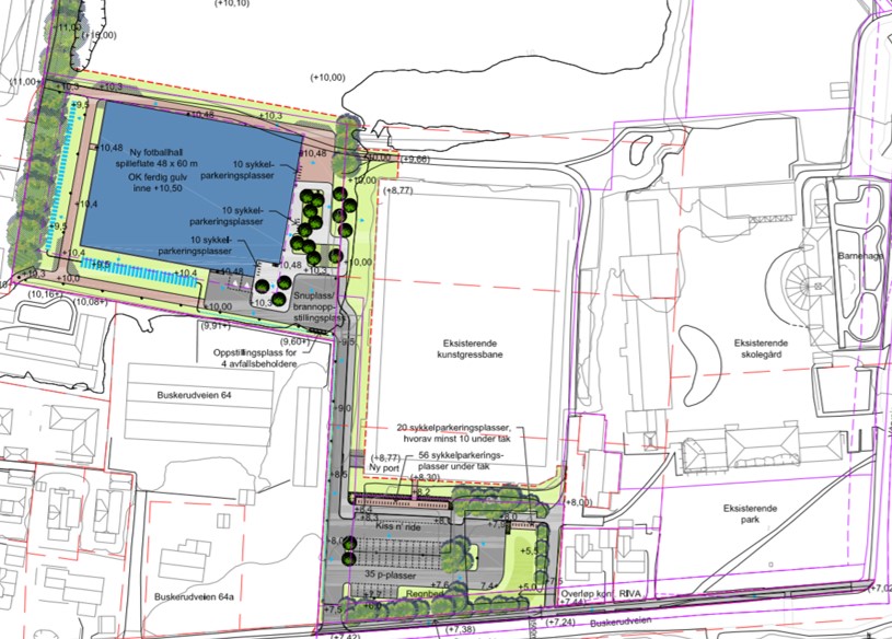 Parkeringsplasser stenges i byggeperioden