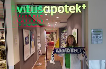 Luke 6: Vitusapotek Åssiden støtter ÅIF!