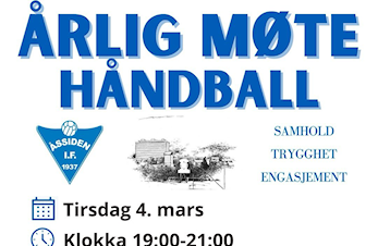 Innkalling – Årlig møte håndball 2025