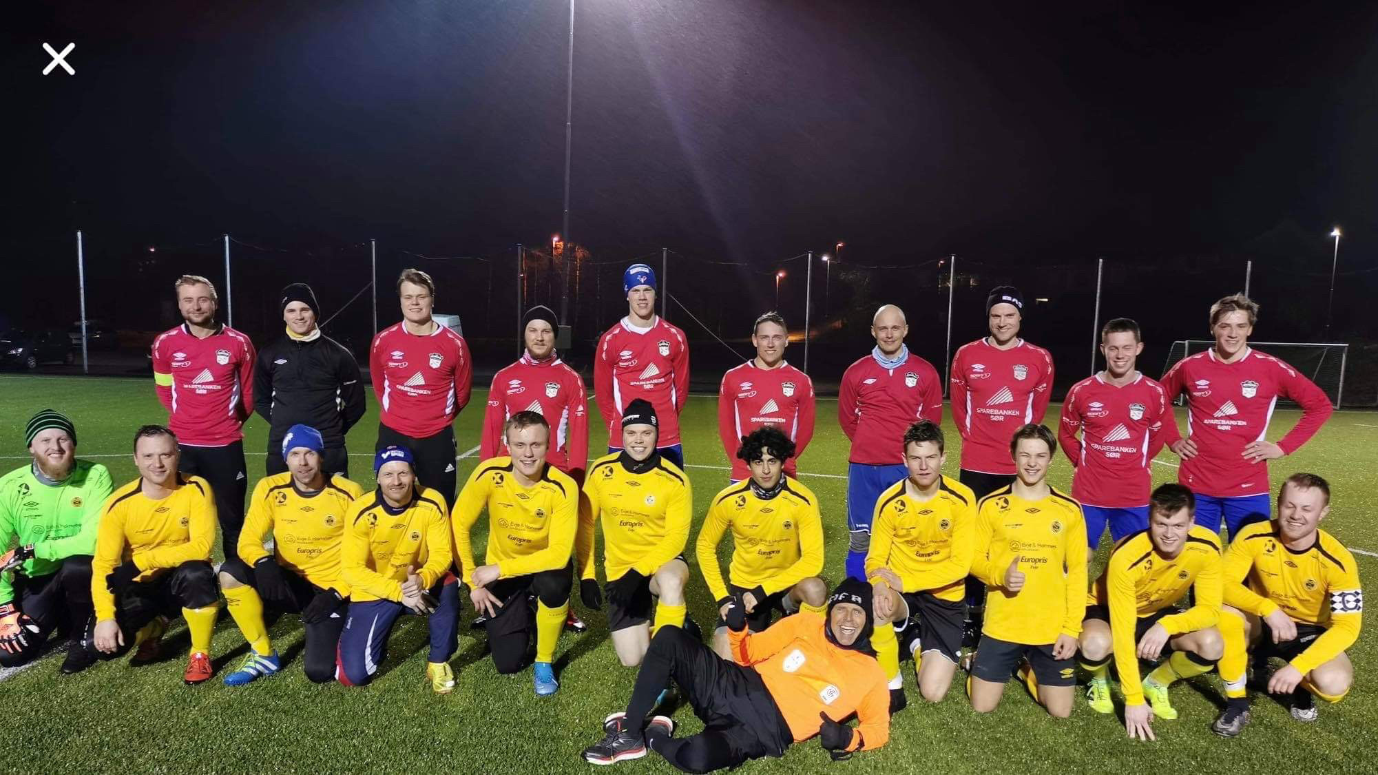 Seier i første treningskamp!