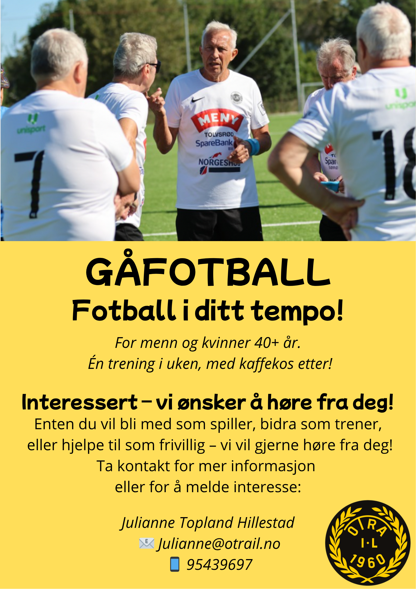 GÅFOTBALL – Fotball i ditt tempo!