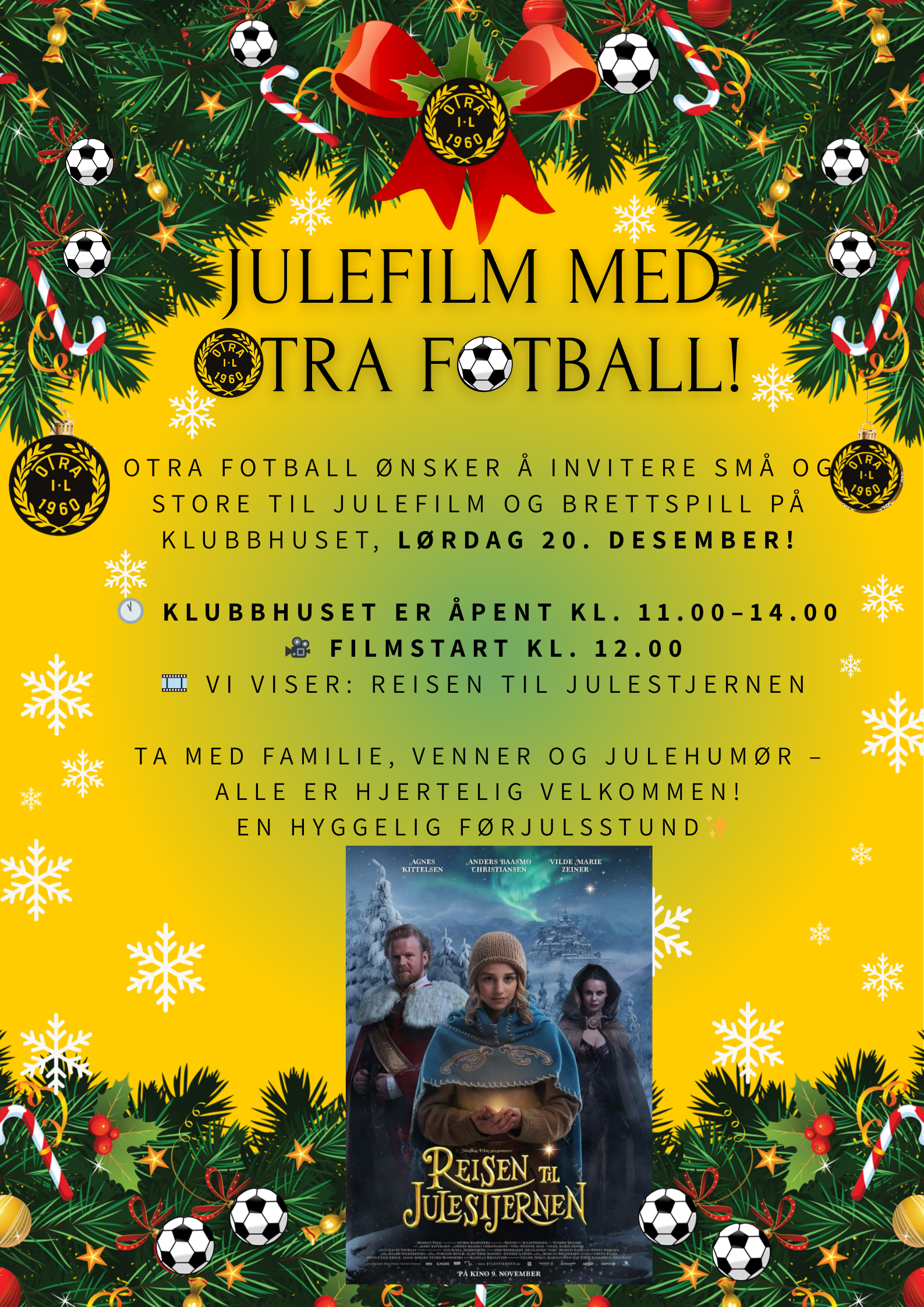 Julefilm med Otra Fotball!