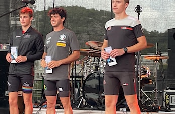 Nils Olav Kjetså Røed og Sondre Ramse med toppløp under Blink Classisk på Ålgård