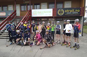 KM Rulleski Evje + Team Elon samling 13-16års klassene