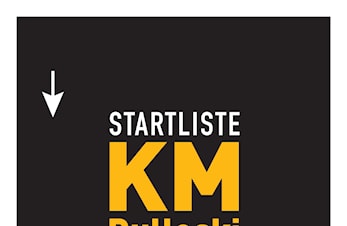 Startliste KM rulleski - Evje rulleskiløype