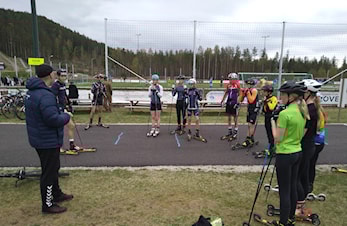 Team Elon samling på Evje etter KM lørdag 23/9