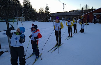 Klubbløp nr 1 EVJE LYSLØYPE