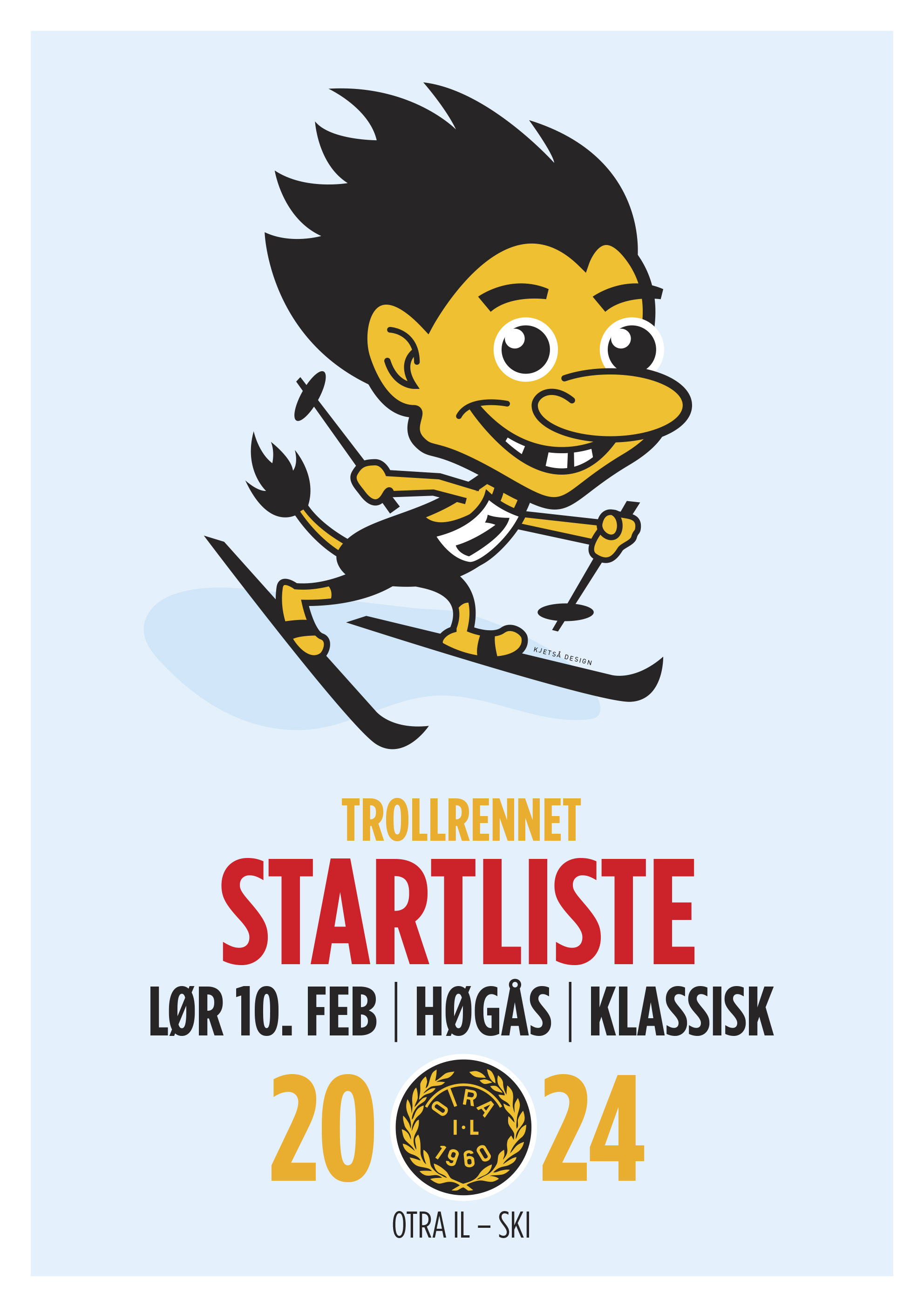 Trollrennet Startlister - lørdag