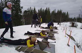 Avslutning på fellestreningene på Høgås med skyting.