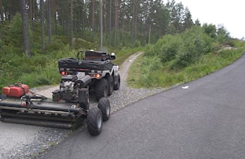 Evje lysløype må vedlikeholdes.