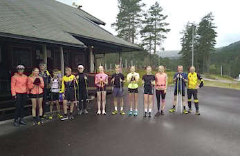 Kjempe skisamling på Feed Skianlegg med ekte vestlandsvær.