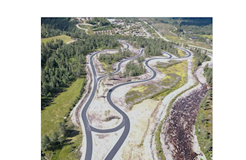 Rulleskitrening i KM løypene i Valle/Brokke.