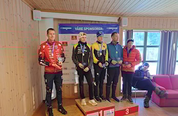 Gull, bronse og 6. plass i sprintstafennen på Sandrip