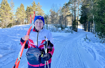 Klara Rosseland gleder seg til skitur til Bertes i følge Setesdølen
