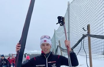 Sondre Ramse i form, nr 4 på dagens 20 km.