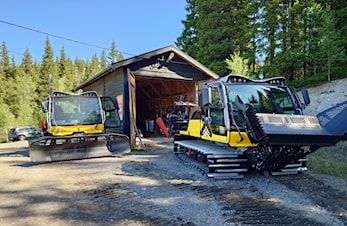 Ny løypemaskin til Høgås Skianlegg er på plass