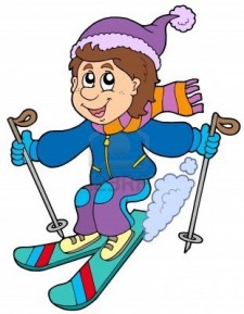 Skiløype på Sandrip - tirsdagens trening lagt der.