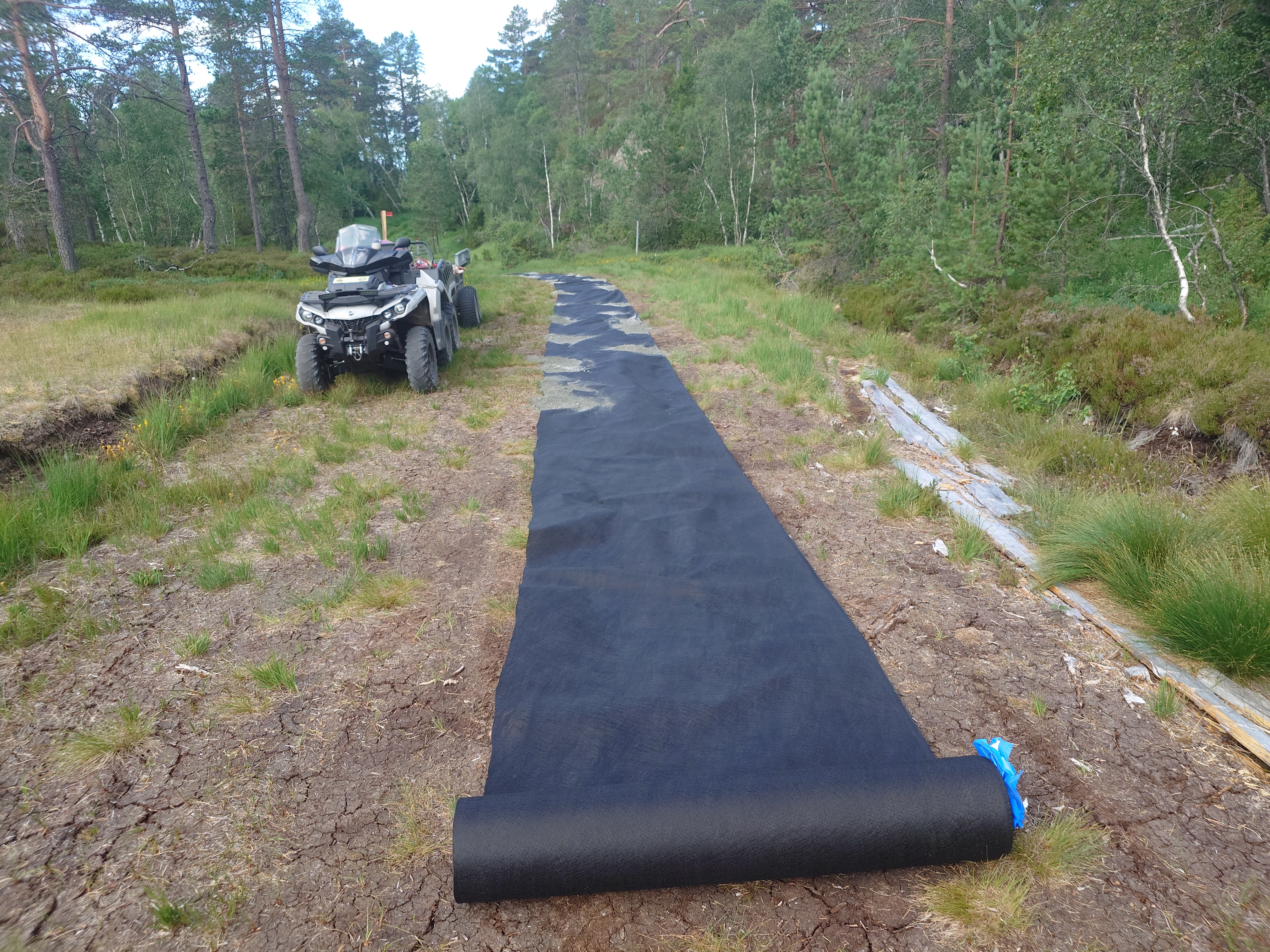 Nå blir det grusdekke/sti i Hovedløypa innover til Bjortjønn og kanskje videre heilt inn til kommunegrensa før Postkassa.