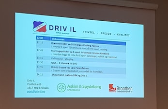 Seminaret er i gang nå