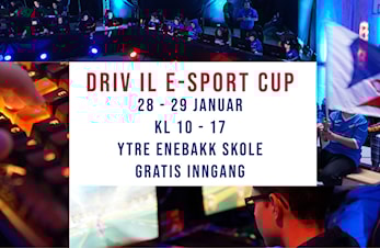 Klart for E-sport Cup på Ytre Enebakk Skole
