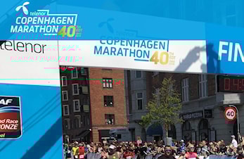 Flott innsats under Copenhagen Marathon