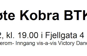 Årsmøte i Kobra BTK 17.03