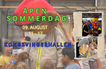 Kobra har stand under Åpen sommerdag lørdag