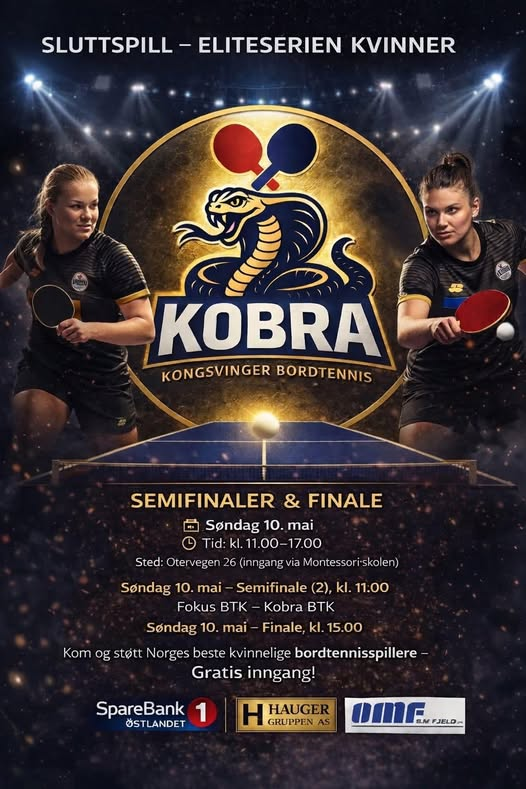 Sluttspill i Stigaligaen for damer 10. mai i gymsalen