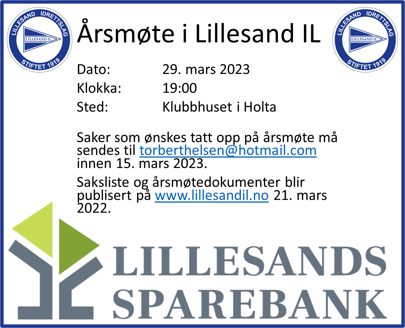 Årsmøte 2023