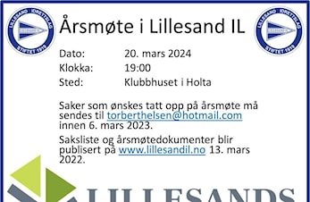 OPPDATERT! ÅRSMØTE LIL 2024 med Årsmøtepapirer