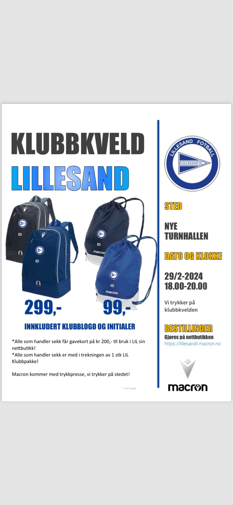 Macron kommer til den nye turnhallen