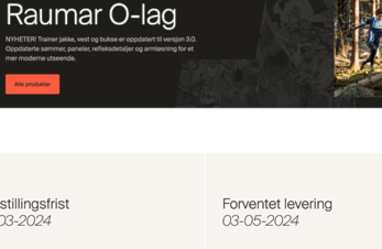 Bestilling av klubbtøy