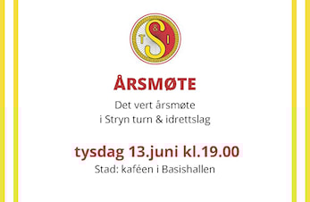 Årsmøte i Stryn T&I
