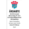 Årsmøte 14.mars