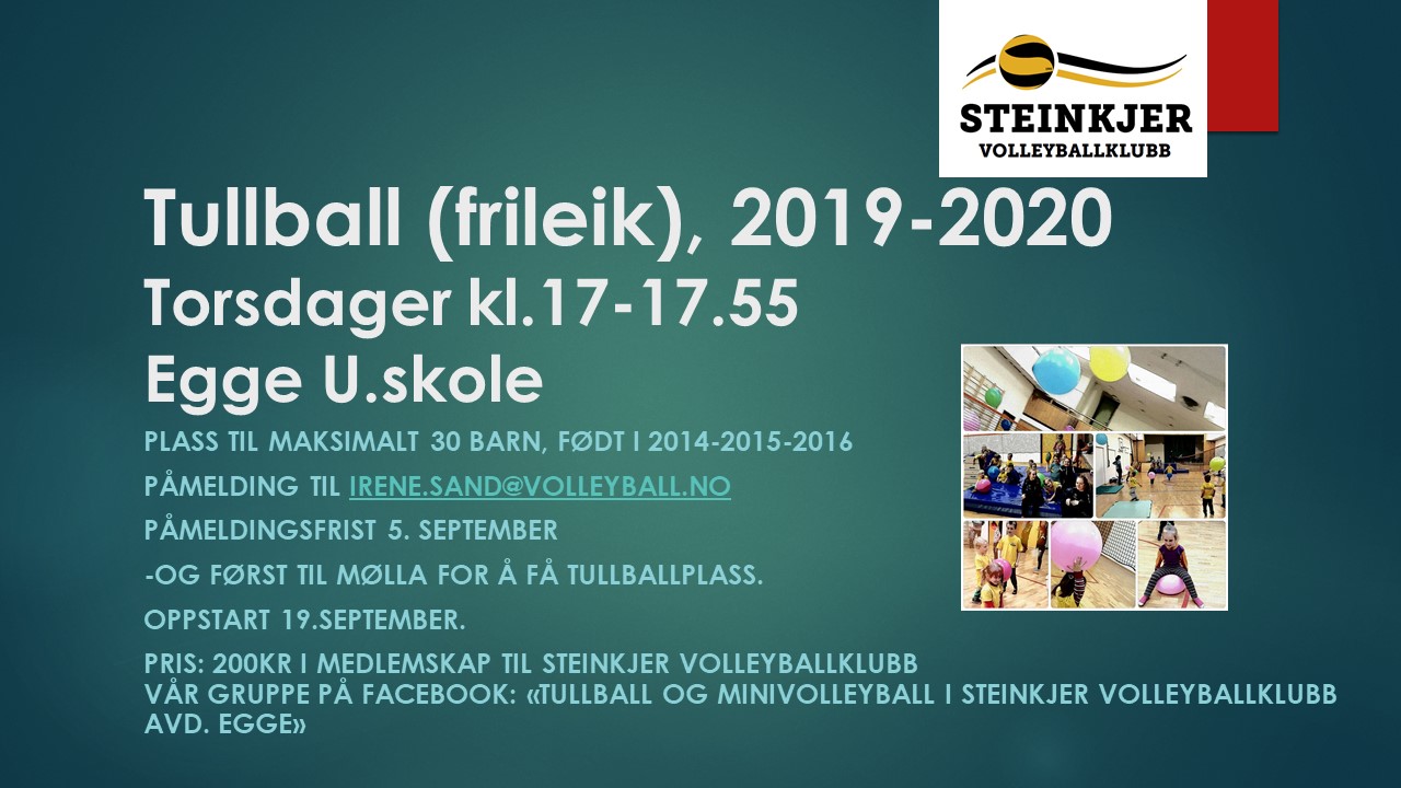 Oppstart Tullball Egge