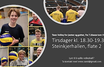 Teen Volley - ledig plass til deg!
