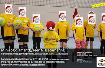 Mini/Diamant/Teen nisseturnering 4. desember