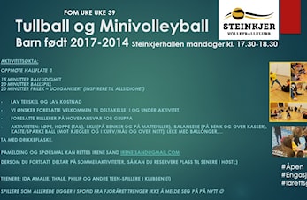 Oppstart uke 39 eller reserver plass allerede i dag!