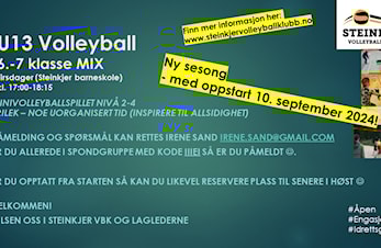 Volleyball for 6.-7. klasse jenter og gutter
