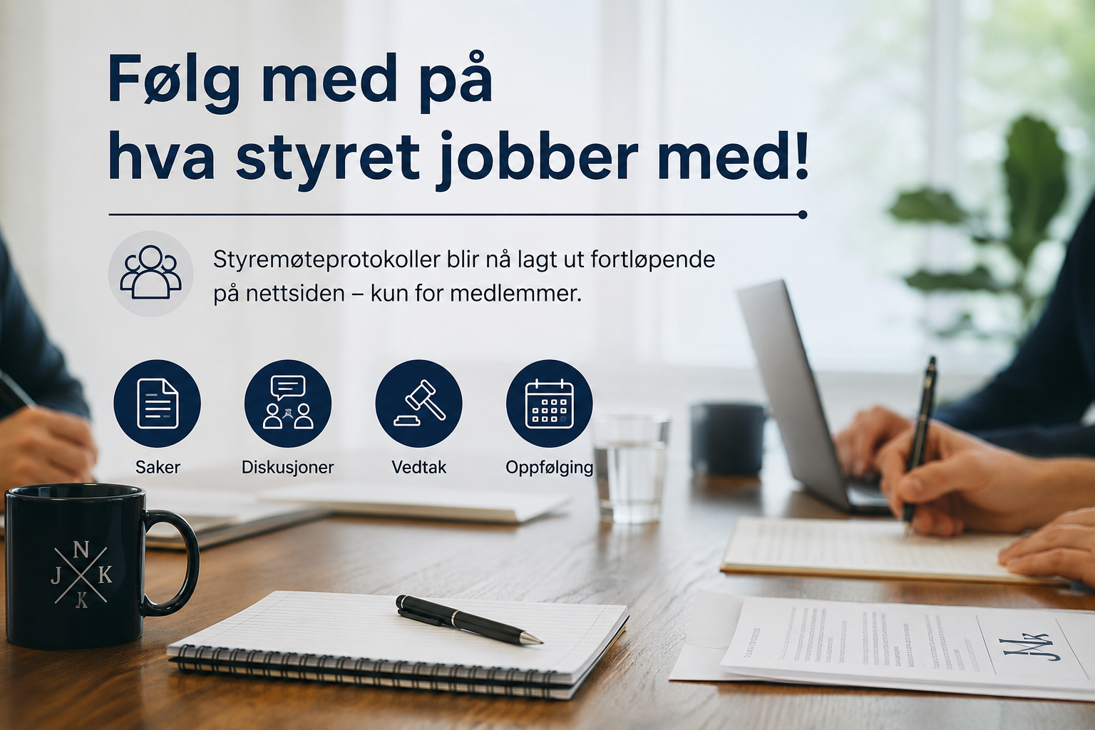 Image for Følg med på hva styret jobber med