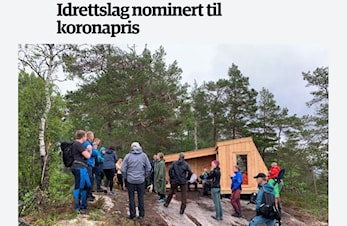 Tenk så stas, vi er nominerte til Årets Koronapris!