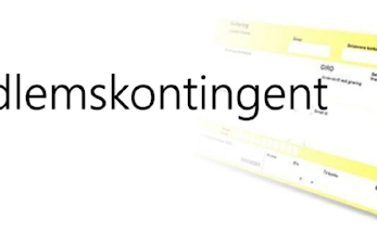 Medlemskontingent for 2022