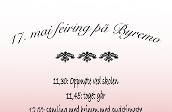 Program for årets 17. mai