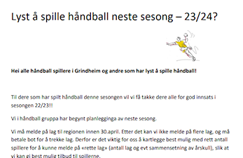 Vil du spille håndball sesongen 23-24?