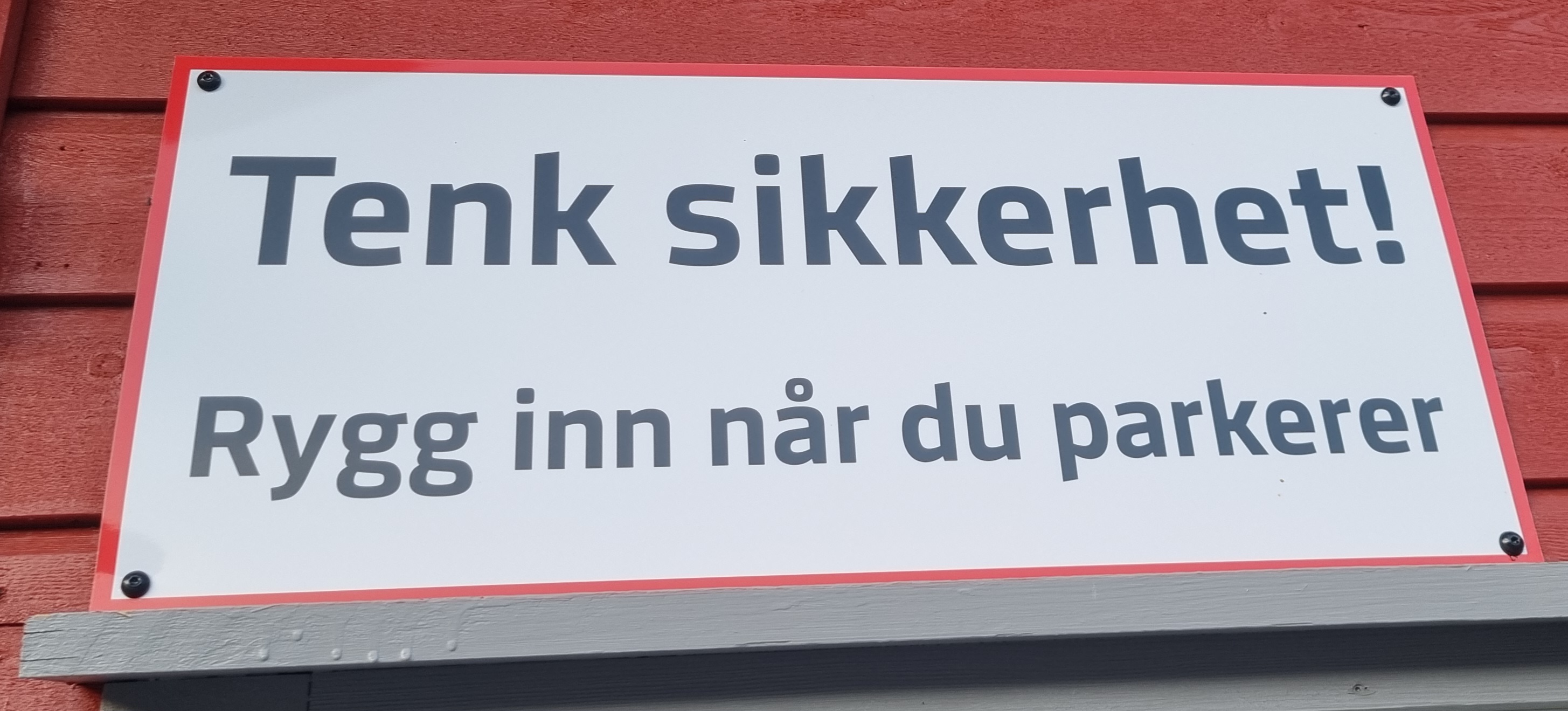 Image for Rygg inn når du parkerer