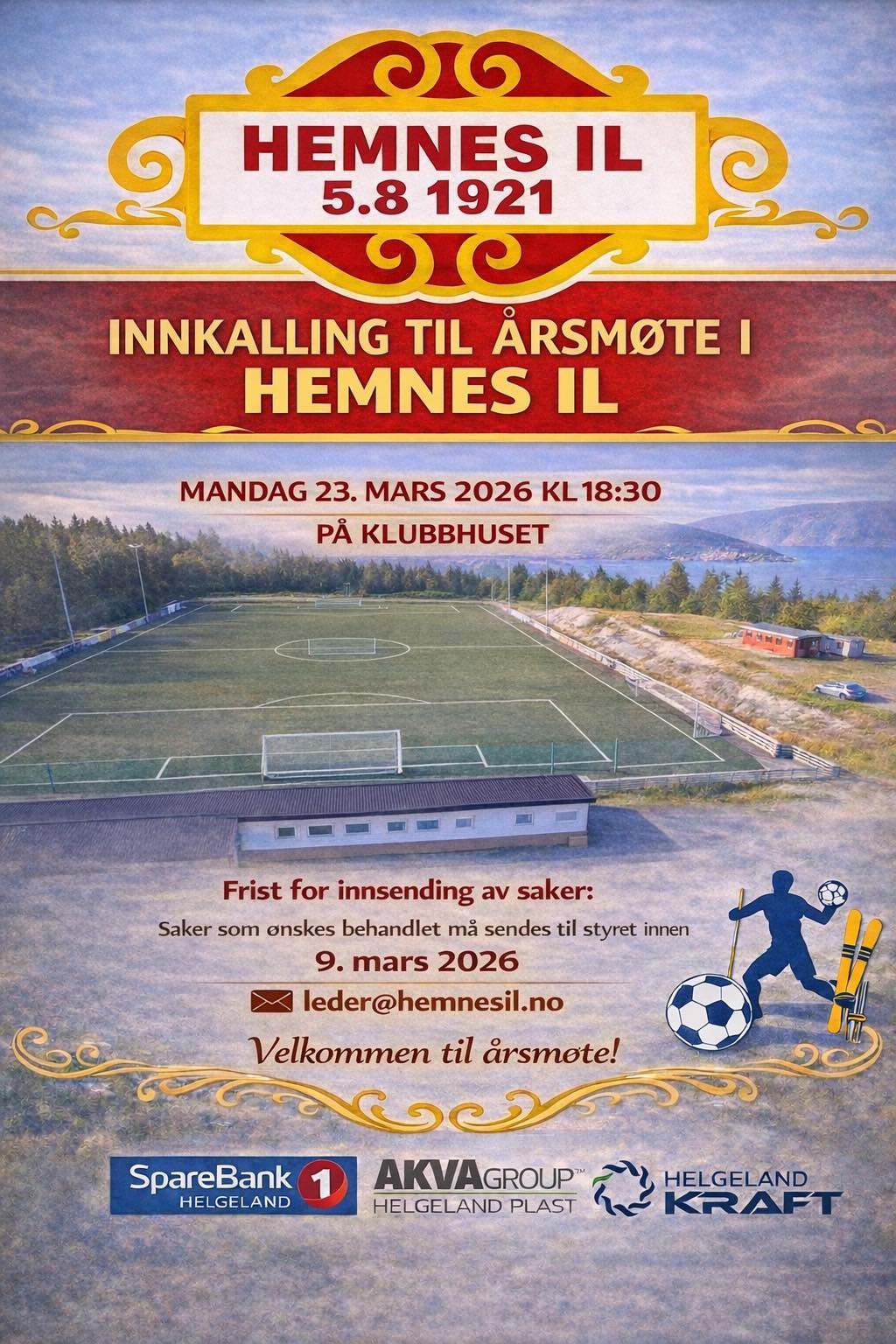 Image for Årsmøte Hemnes IL 2026