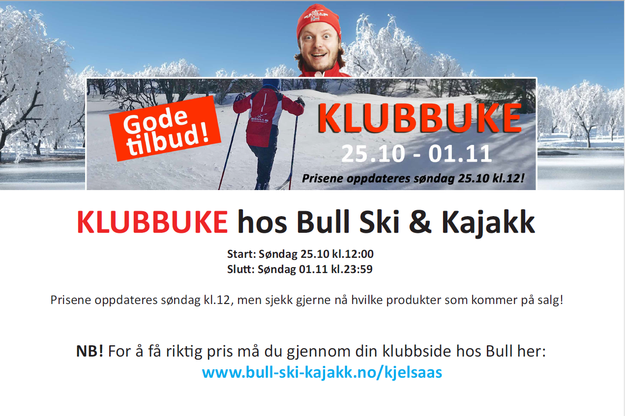Klubbuke hos Bull Ski & Kajakk