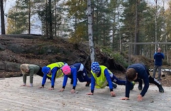Trening, moro og full aktivitet i de yngre gruppene!!