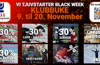 BULL TJUVSTARTER BLACK WEEK MED KLUBBUKE