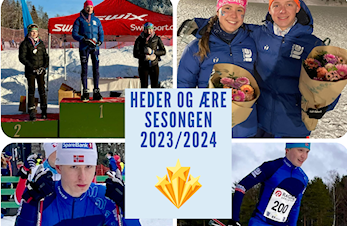 Husk at heder og ære sesongen for sesongen 2023/2024 blir delt ut på nærsamlingen på lørdag